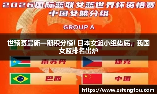 世预赛最新一期积分榜! 日本女篮小组垫底，我国女篮排名出炉